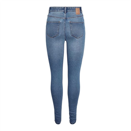 Pieces Skinny jeans met verweerde look voor dames (Blauwe Denim) - Image 2