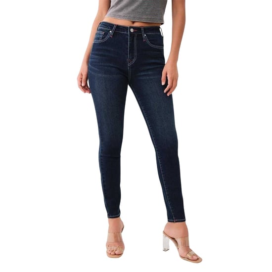 True Religion Dames/Dames High Rise Skinny Jeans (Donkerblauw) - Image 2