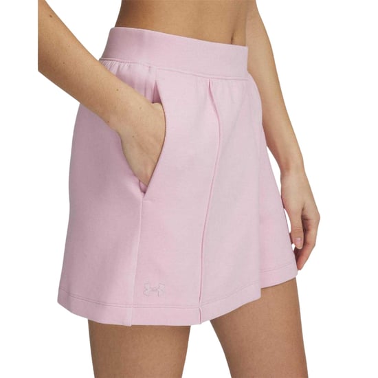 Under Armour Dames/Dames Fleece Shorts (Roze) - Image 3