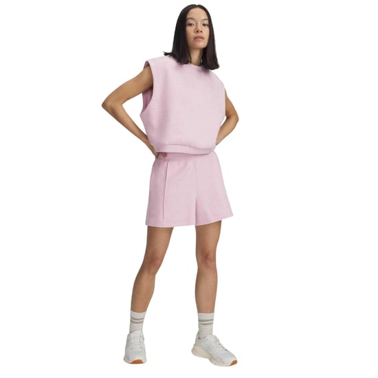 Under Armour Dames/Dames Fleece Shorts (Roze) - Image 4