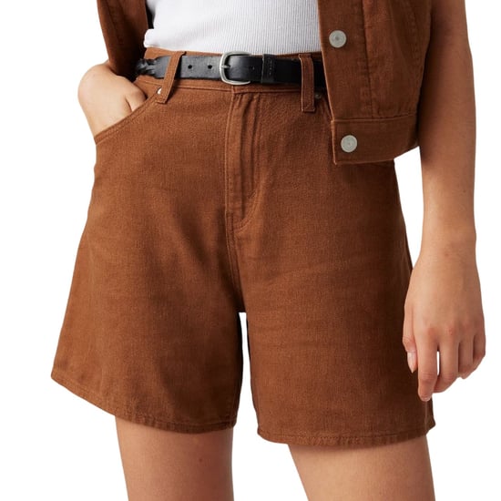 Levis Dames/Dames Denim Shorts (Bruin) - Image 3