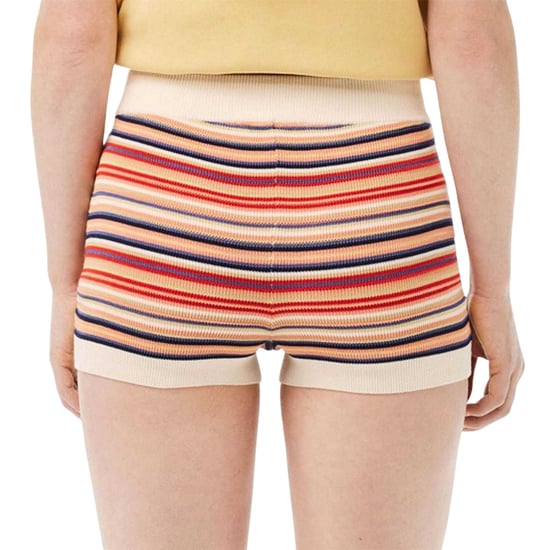 Lacoste Dames Biologische Katoenen Gestreepte Shorts (Multikleur) - Image 2