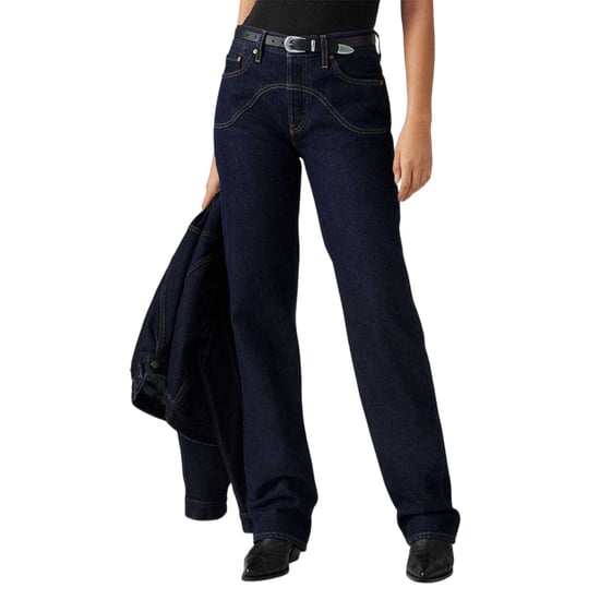 Levis Damesjeans uit de jaren ’90 met 5 zakken (Donkerblauw) - Image 4