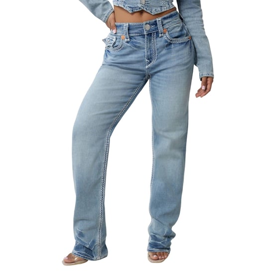 True Religion Ricki Rlxd-jeans voor dames, in relaxed fit (Horizon) - Image 1