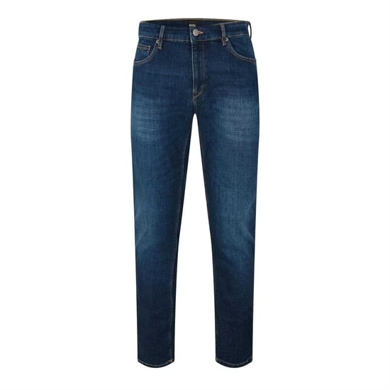 Boss Mannenjeans Maine3, taps toelopend, van denim (Marine) - Image 1
