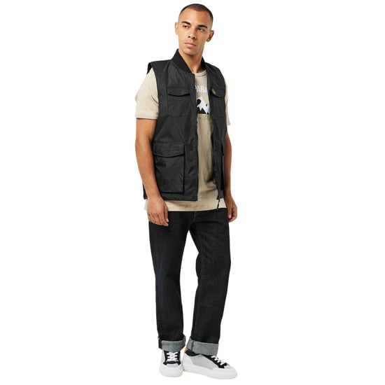 Luke 1977 Heren Tech Logo Gilet (Jet Black) - Image 5