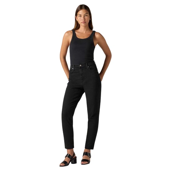 Levi's Dames Rechte Pijpen Mom Jeans (Zwart) - Image 3