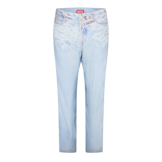 Diesel P-Sarky 5-Pockets-jeans met rechte pijpen voor dames (Blauwe Denim) - Image 1