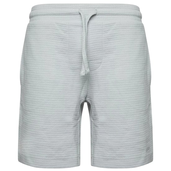 Hugo Gestructureerde pyjamashorts met wafelpatroon voor heren (Grijs) - Image 2