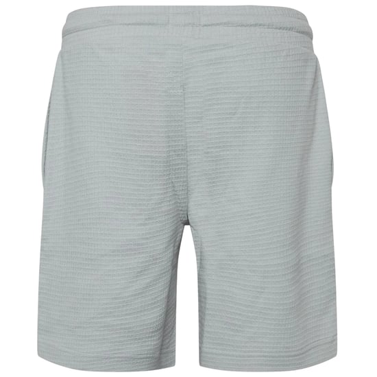 Hugo Gestructureerde pyjamashorts met wafelpatroon voor heren (Grijs) - Image 3