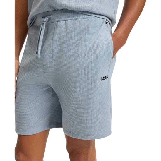 Boss Korte Wafel Pyjama Heren (Blauw) - Image 1