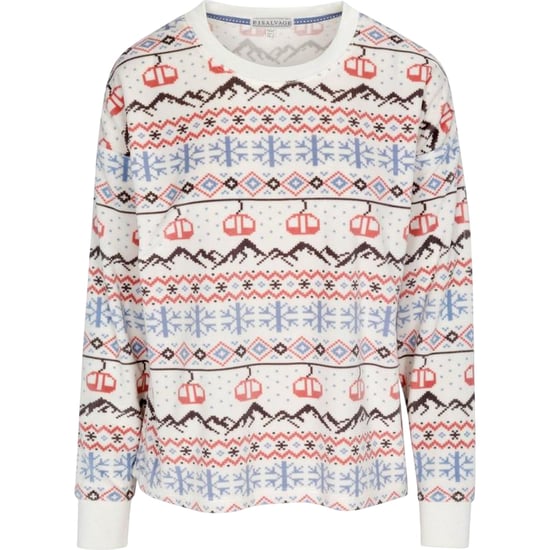 PJ Salvage Dames/Dames Kerst Fair Isle Top (Gebroken wit) - Image 1