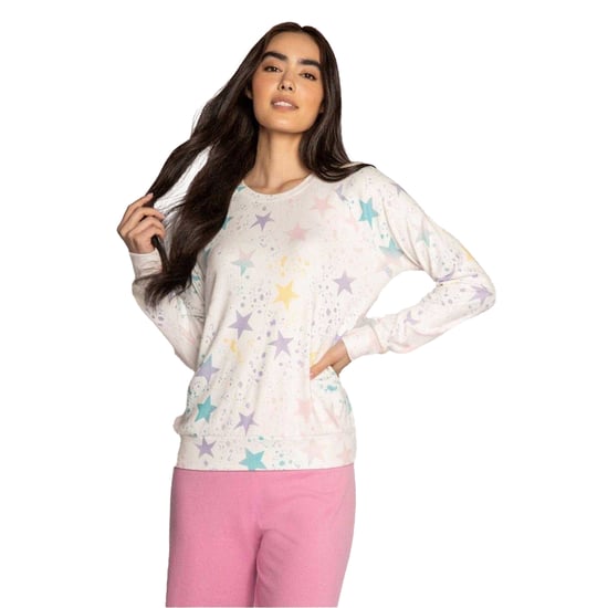 PJ Salvage Dames/Dames Sweatshirt met Steropdruk (Gebroken wit) - Image 5