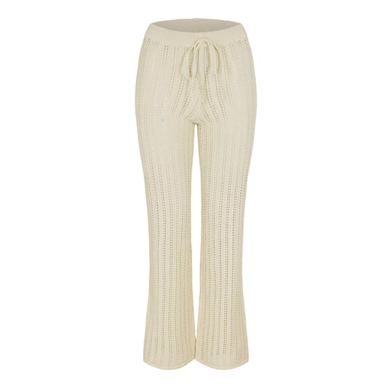 Noisy May Geribde, wijd uitlopende pyjamabroeken voor dames (Berk) - Image 1