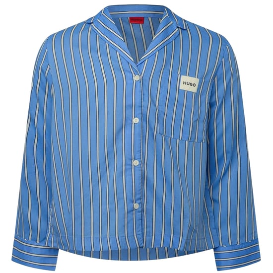 Hugo Pyjamatop met logo voor dames (Blauw) - Image 1