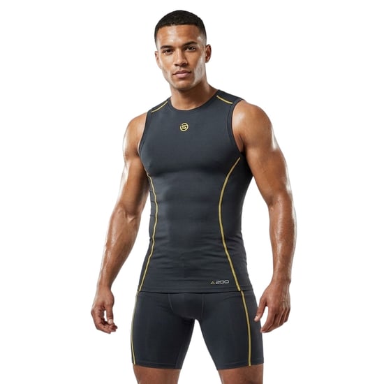 Skins Heren A200 Contrast-vest (Zwart) - Image 3