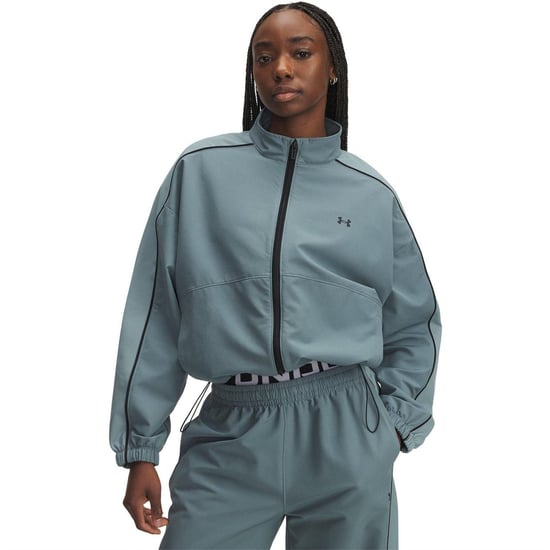 Under Armour Rival Colour Block-trainingsjack voor dames (Blauw) - Image 1