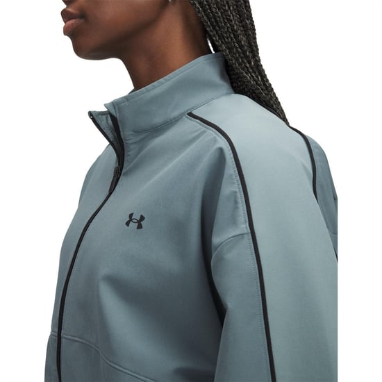 Under Armour Rival Colour Block-trainingsjack voor dames (Blauw) - Image 3
