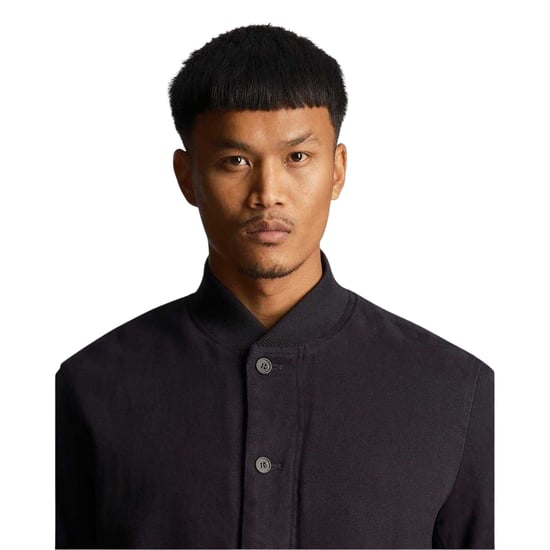 Lyle & Scott Bomberjasje met kraag voor heren (Donkere marine) - Image 3
