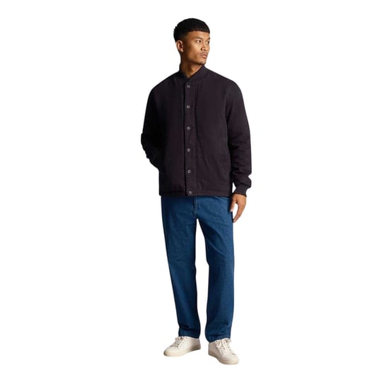Lyle & Scott Bomberjasje met kraag voor heren (Donkere marine) - Image 4