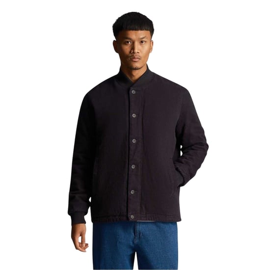 Lyle & Scott Bomberjasje met kraag voor heren (Donkere marine) - Image 5