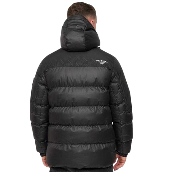 Crosshatch Heren Polyester Gequilt Jacket (Zwart) - Image 2