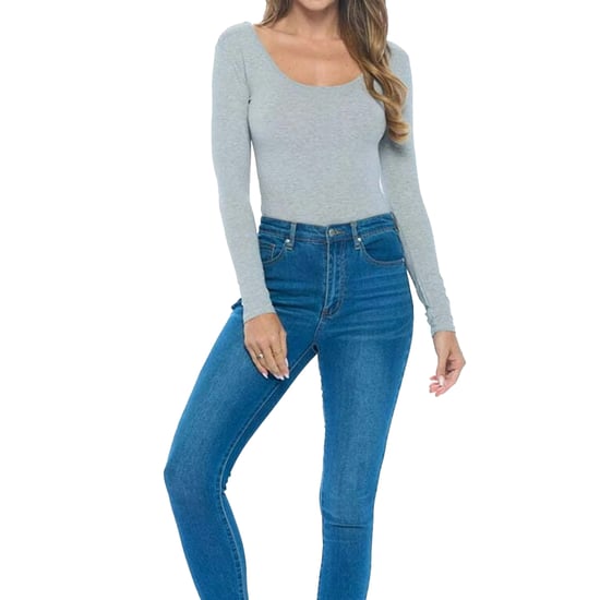 Brave Soul Dames/Dames Bodysuit (Grijs Marl Marl) - Image 1