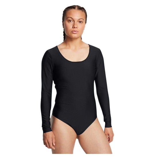 Under Armour Vanish bodysuit met ronde hals en lange mouwen voor dames (Zwart) - Image 1