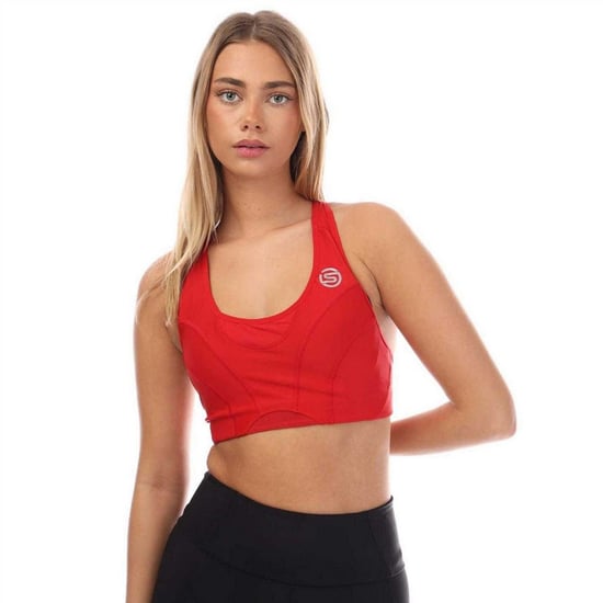 Skins Dames/Dames Serie-3 Sportbeha (Rood) - Image 2