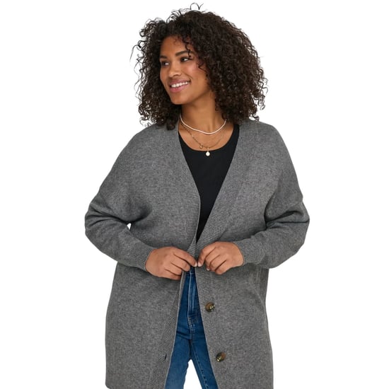 Only Dames/Dames V Hals Relaxed Fit Vest (Chocolade) - Image 4