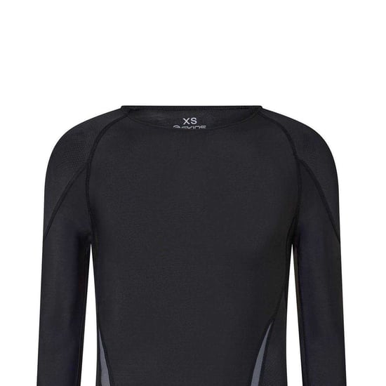 Skins Heren G400 Plain Performance-shirt met lange mouwen (ZWART/GEEL) - Image 3