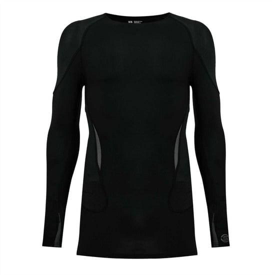 Skins Heren G400 Plain Performance-shirt met lange mouwen (Zwart/Grijs) - Image 1