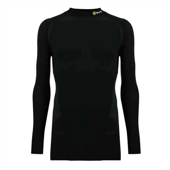 Skins Heren G400 Plain Performance-shirt met lange mouwen (Zwart) - Image 1