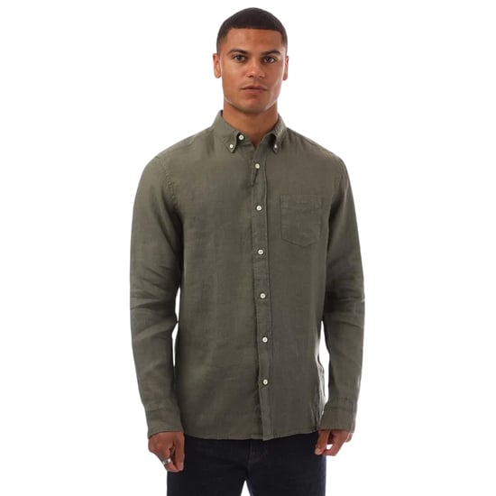 Gant Heren Kledingstuk Geverfd Normaal Overhemd (Groen) - Image 1