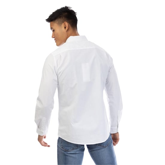 Peter Werth Heren Regular Shirt Met Lange Mouwen (Wit) - Image 3