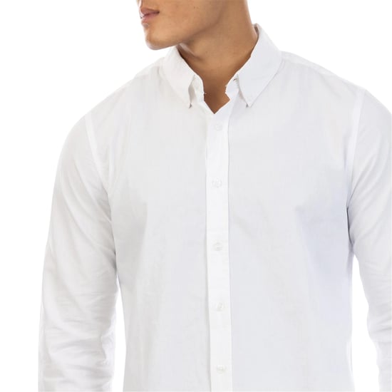 Peter Werth Heren Regular Shirt Met Lange Mouwen (Wit) - Image 4