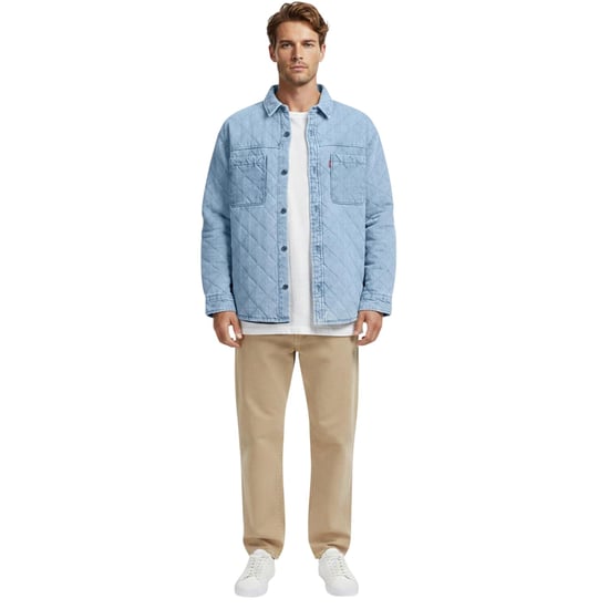 Levis Heren Ingleside-overhemdjas (Stonewash) - Image 1