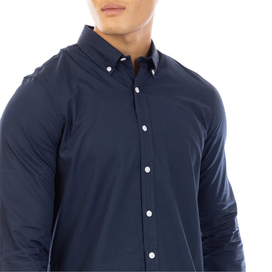 Peter Werth Heren Regular Shirt Met Lange Mouwen (Marine) - Image 4