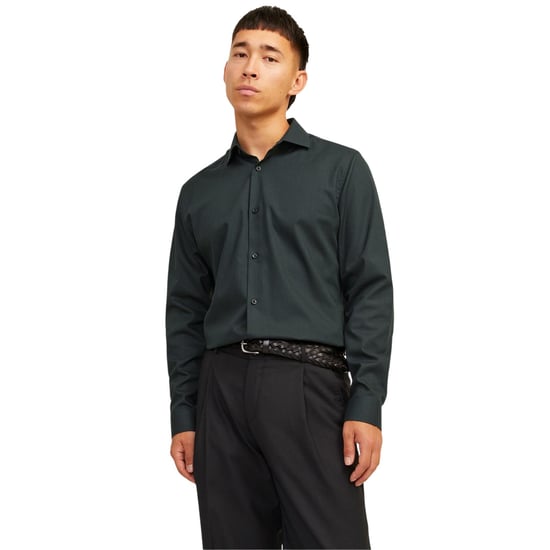 Jack And Jones Heren Parker slim-fit overhemd met lange mouwen (Donkerste spar) - Image 1