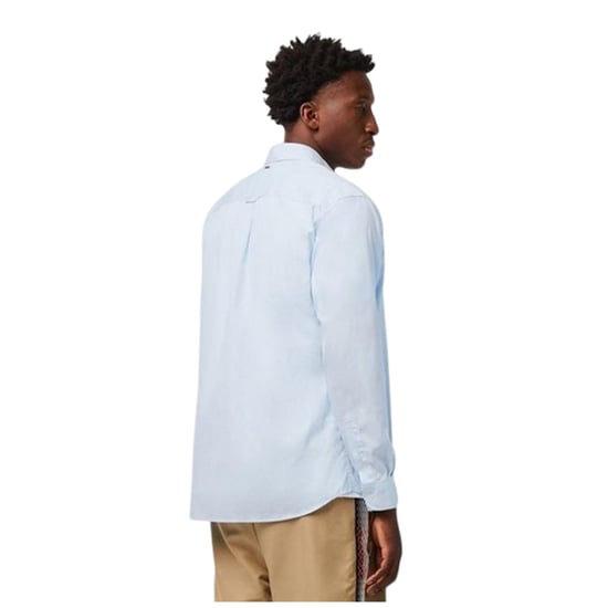 Lacoste Heren-shirt van katoen met logo en relaxte pasvorm (Lichtblauw) - Image 3