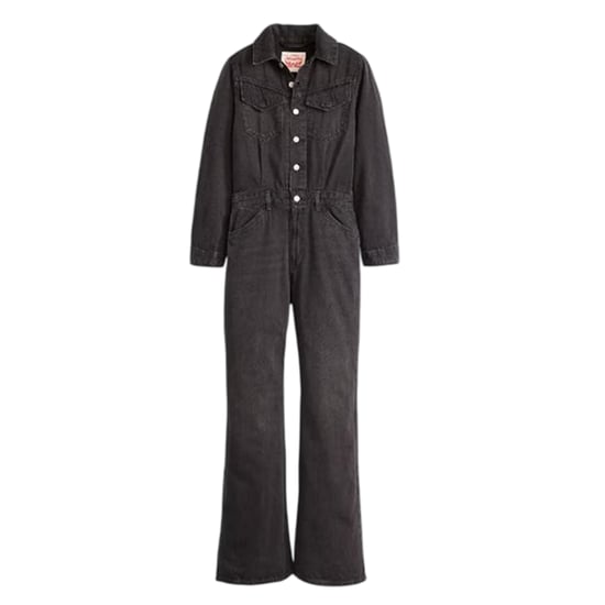 Levis Dames/Dames Denim Jumpsuit (Zwart) - Image 2