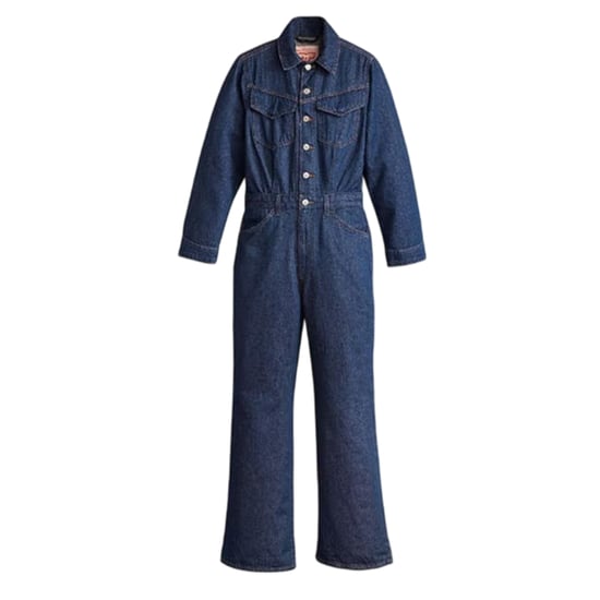 Levis Dames/Dames Denim Jumpsuit (Blauw) - Image 2