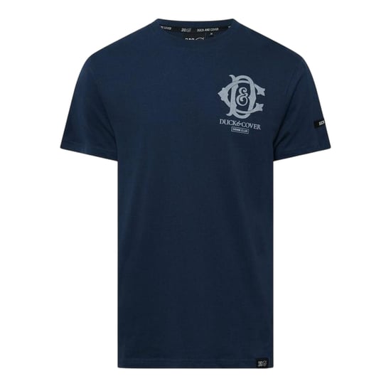 Duck and Cover Mannen Randolph T-Shirt (Marineblauw) - Image 1