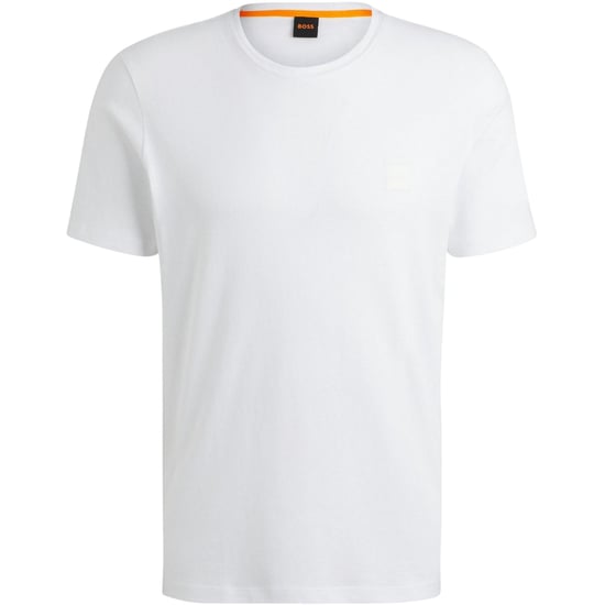 Boss Oranje premium katoenen T-shirt voor heren (Wit) - Image 2