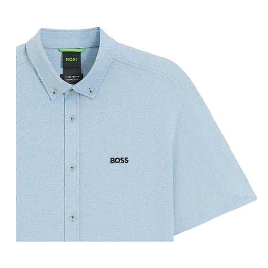 Boss Herenoverhemd met losse pasvorm, effen (Lichtblauw) - Image 2