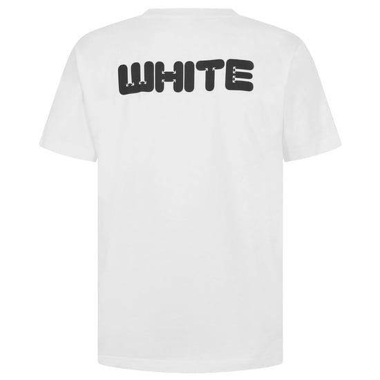 Off White Heren Slim T-shirt in katoen (Wit) - Image 2