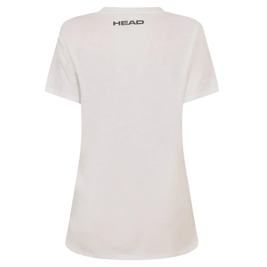 Head Dames-T-shirt met grafische print van Club Lara (Wit) - Image 2