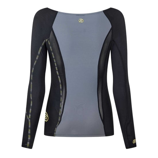 Skins Dynamische dames-top met lange mouwen (Zwart) - Image 2