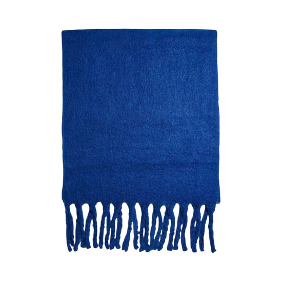 Pieces Dames/Dames sjaal met franje en structuur (Blauw) - Image 2
