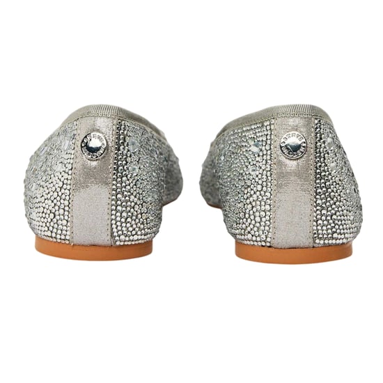 Steve Madden Dames Blossoms Metallic Ballerina's (Zilver) - Image 2
